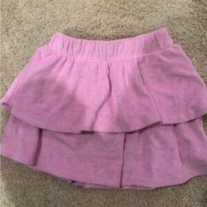 Pink Terry Mini Skirt